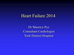 Heart Failure - Study Day 10/9/2014