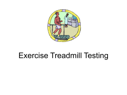 Exercise Treadmill Testing