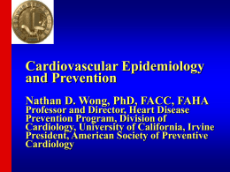 CVD Definitions and Statistics - Heart Disease Prevention Program