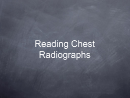 Reading Chest Radiographs - University of Washington