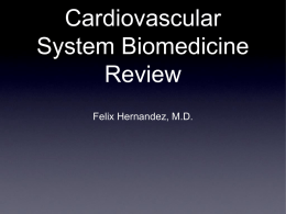 Cardiovascular System Biomedicine Review