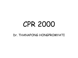 CPR 2000 - Chiang Mai University