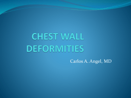CHEST WALL DEFORMITIES - TNAAP: Tennessee Chapter of …