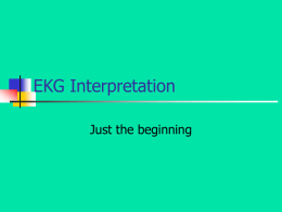 EKG Interpretation - Fire Training Tracker