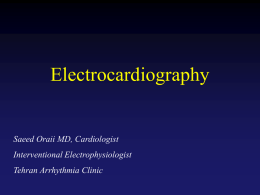 Electrocardiography - Tehran Arrhythmia Center