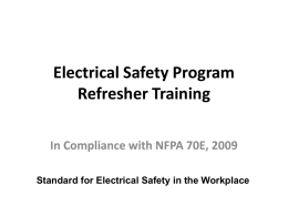 Electrical Safety Program - E Light Safety, Training and