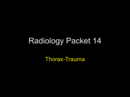 Radiology Packet 14 - University of Prince Edward Island