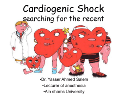 Cardiogenic Shock searching for the recent