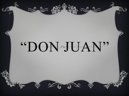 Don Juan” - Mrs. O's Brit Lit Webpage