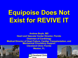 Debate Equipoise Exists for a Trail in the Less Ill Heart Failure