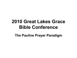 2010 Great Lakes Grace Bible Conference