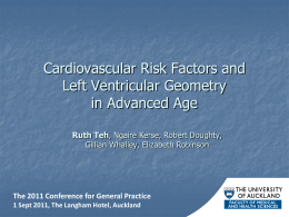 Cardiovascular Risk Factors and Echocardiographic
