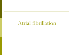 Atrial fibrillation (11-01-12)