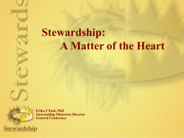 Stewardship A Matter of the Heart 01