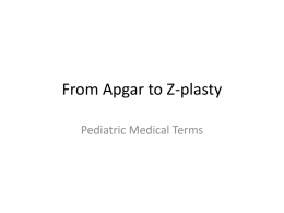 From Apgar to Z