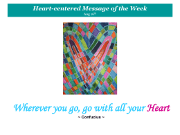 Heart-Centered Message of the Week