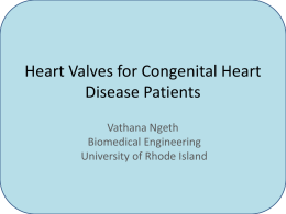 Heart Valve Surgery Guide - University of Rhode Island