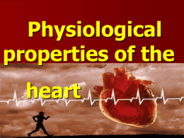 01 Physiological properties of heart