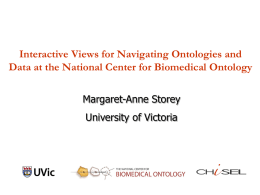 You Title Goes Here - National Center for Biomedical Ontology