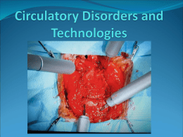 Circulatory Disorders and Technologies