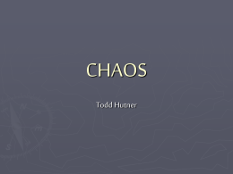 chaos - FSU High Energy Physics