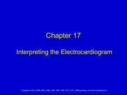 Egan Ch 17 Interpreting the Electrocardiogram
