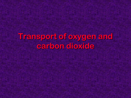 COSC btec transport of 02 and cO2 Bohr effect missing wrds