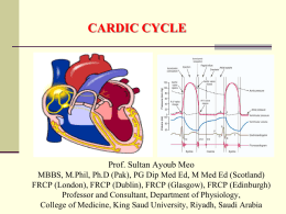 Lecture 3 + 4 - Cardiac Cycle (2012).