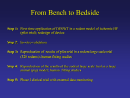 From bench to bedside