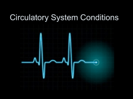 Circulatory System Conditions