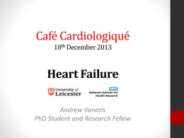 Café Cardiologiqué Heart Failure