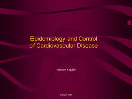 Cardiovascular diseases (CVD) in Public Health
