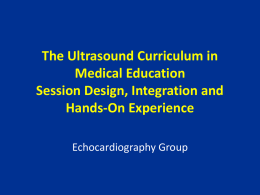 Echocardiographyx - Society of Ultrasound in Medical Education