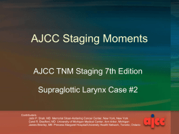 Staging Moments Head and Neck Case 2