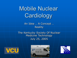 Mobile Nuclear Cardiology