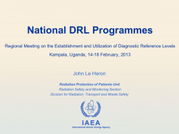 03 National DRL programmes Uganda 2013