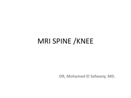 MRI SPINE