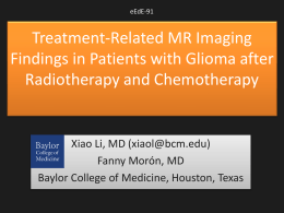 Treatment Related MR Imaging Findings in Patients
