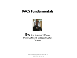pacs fundamentals-mvanga ppt