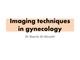 Imaging techniques in gynecology