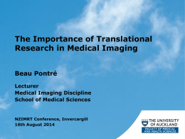 The Importance of Translational Research in Medical