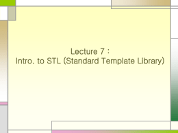 STL (Standard Template Library)