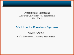 Indexing Multimedia Data