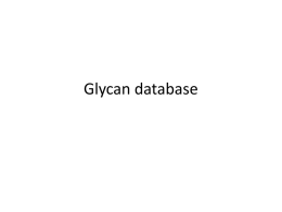 Glycan database - Indiana University