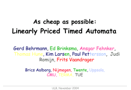 As Cheap as Possible: Linearly Priced Timed Automata