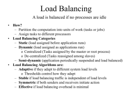 Load Balancing - Southern Oregon University