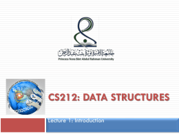 Introduction to Data Structures - Yola