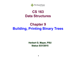 Building Trees
