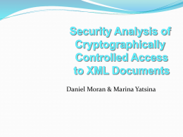 A Fine-Grained Access Control System for XML Documents