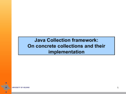 Implementation of Java Collections (cont.)